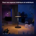 Philips Hue Go Smart Portable Table Lamp [Downlight - Black] White & Colour Ambiance LED & Smart Plug for Smart Home Automation. Works with Alexa, Google Assistant and Apple Homek - 4