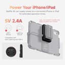 Accsoon SeeMo 4K HDMI Adapter, 4K30/1080p60 Video Transmitter for iPhone iPad, H.264 Encoder, Live Streaming, Monitor & Record with iOS App, Support SD Card Reader & Power Output (iOS12 or Later) - 7