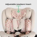 My Babiie MBCS400 360° Spin R129 Baby Car Seat – Support Leg, ISOFIX, Birth to 12yrs (40-150cm), i-Size, ERF, Group 0+/1/2/3, Rotating 360 Swivel - Pink Leopard - 8