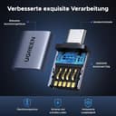 UGREEN Adapter USB C auf USB (4 Stück) 10Gbps Handy OTG Adapter Thunderbolt 4/5 kompatibel mit iPhone 17/16 Serie MacBook Pro M4 Mac mini Galaxy S25 usw. - 5