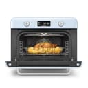 SMEG COF01 Forno combinato da banco - Griglia, Frittura ad aria, Vapore, Cuocere, Convezione, Sbrinamento e Caldo, 10 Funzioni di Cottura - Made in Italy (Blu Pastello) - 5