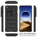 ESTH® Liquid Silicone Case for Oppo Find X7 Ultra with Anti-Germ Protection, Anti-Scratch Soft Microfiber Lining, High Resilience Gel Rubber Full Body Shockproof Cover, Black - 3