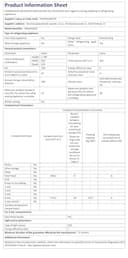 Fridgemaster MS83430EB Freestanding Slim American Side by side Door Fridge Freezer 441L, Total No Frost, Inverter compressor, Black, 83.2x178.0cm, Energy Rating E - 19