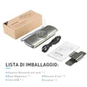 AGPTEK Vivavoce Auto Bluetooth 5.3 con Siri Assistente Comandi Vocali di Google Altoparlante Kit e Scheda TF Supporto per Aletta Parasole Connessione Automatica, Grigio - 9