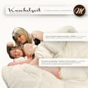 Meivita Merino Schafschurwolle Ganzjahresdecke (135 x 200 cm) - 5