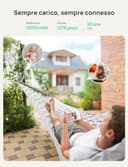 Dr.Care VistaView Baby Monitor WiFi Con Sostegno, 5”1080P Schermo Diviso & 2K/3MP Telecamera, APP Mobile, 5000mAh Batteria, HD Visione Notturna, Allarmi Pianto e Movimento, Audio Bidirezionale, 390m - 11