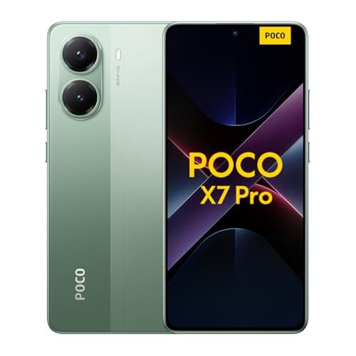XIAOMI Poco X7 Pro Smartphone, 8+256GB, Grün, 50MP Hauptkamera mit OIS, 6000mAh (typ.) Akku mit 90W HyperCharge, IP68, KI-Funktionen