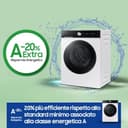 Samsung Lavatrice Bespoke AI WW11DB7B94GE/U3, Libera installazione, 11 Kg, Wifi, Ecodosatore, AI Energy Mode, Carica Frontale, Corpo: Bianco, Oblò e Pannello: Nero, 60l x 85h x 60p cm - 7