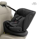Kinderkraft I-GROW 2 PRO Seggiolino auto 0-36 kg, I-SIZE 40-150 cm, Seggiolino 360 girevole, con Isofix Base, Reclinabile Posizione sdraiata, Poggiatesta regolabile, Gruppo 0 1 2 3, Nero - 3