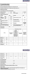 Severin - Frigorifero combinato a libera installazione RKG 8923 finitura crema da 55 cm, 244 litri - 8