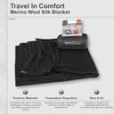 Cocoon Travel Blanket – Reiseartikel – Merino Wool/Silk Blau 2016 Decke - 4