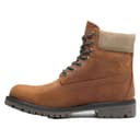 Timberland Men's 6" Premium Waterproof Boot, Medium Orange Full Grain, 8 Wide - 3