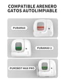 PETKIT Bolsa de Arena para Gatos, Bolsa de Arena de Repuesto para PURA MAX 2 y PUROBOT MAX PRO 2, Resistente a Arañazos, Duradera, 5 Rollos (90 Piezas) - 2