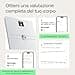 WITHINGS Body Comp - Bilancia pesapersone digitale WiFi con analisi corporea completa: peso, grasso corporeo, grasso muscolare, acqua e tracciamento cardiovascolare, Bilancia impedenziometrica, bianco - 2