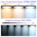 Refein Smart LED Ceiling Light Dimmable, 24W Flush Led RGB Colour Changing Ceiling Light Compatible with Alexa & Google Home 30CM Ceiling Lamps for Bedroom Bathroom Living Room (2700-6500K) - 7