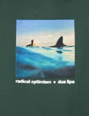 Dua Lipa Felpa con Cappuccio Ufficiale Merch Radical Optimism, Ardesia, XL - 4