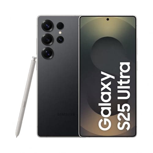 Samsung Galaxy S25 Ultra AI Smartphone with Galaxy AI, No Contract, Mobile Phone with Android, 12 GB RAM, 512 GB Memory, 200 MP Camera, Titanium Black