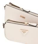 GUESS Noelle II Double Pouch Crossbody Bag Bone - 3