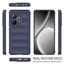 ESTH® Custodia Silicone Liquido per Realme GT 6T 5G/Realme GT Neo6/GT Neo6 SE con Protezione Anti-Germi e Fodera in Microfibra, Cover in Silicone a Antiurto 360°, Blu scuro - 3