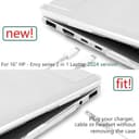 Crystal Clear Case for HP Envy x360 16-inch 2-in-1 Laptop 2024, Lightweight Hard Shell with Scratch-Resistant Protection, Precise Cutouts, Easy Installation, NOT Fitting Any Other HP - 6
