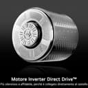 LG RH18U8AVCW - Secadora Smart de 18 kg, serie U8, clase A+++, bomba de calor Dual Inverter, motor Direct Drive, inteligencia artificial AI Dry, condensador autolimpiante, Wi-Fi, blanca - 4