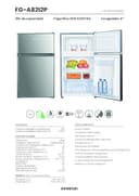 INFINITON | Frigorifico FG-A82I2P | Dos Puertas | Capacidad 85 L | Descongelación DEFROST | Alto 85 Cm | Clase Energética A+ /F | Temperatura Regulable | Color Inox | - 10