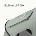 Bugaboo Dragonfly Sonnendach mit Lüftungsfenstern, ausziehbar für zusätzlichen und optimalen Sonnenschutz, wasserabweisend, Pine Green - 3