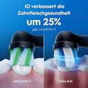 Oral-B iO Series 3 Elektrische Zahnbürste Geschenkset Edition — Electric Toothbrush Inkl. 3 Aufsteckbürsten, 3 Putzmodi für Zahnpflege — Designed by Braun, GUT GETESTET von STIFTUNG WARENTEST, Schwarz - 7