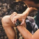 Oielai Sports Strap Compatible with Apple Watch Ultra 3 Strap, Ultra 2 and Ultra 49mm for Men, 26mm Wide Soft Silicone Band for iWatch Series 11 10 9 8 7 6 5 4 3 2 1, SE 3 2 1, Black/Orange - 7