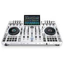 Denon DJ PRIME 4+ WHITE DJ-Controller mit Stem-Trennung auf 4 Decks, WLAN-Streaming, Drop Sampler Mixer, 10.1-Zoll Touchscreen, Beleuchtungssteuerung, Weiß - 1