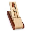 Migliore confezione regalo penna gel in legno con scatola portapenne roller fatta a mano e ricariche, penna a sfera professionale con custodia di presentazione fantasia - 7