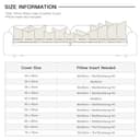 Artscope Juego de 1 Fundas de Cojines Decorativas Cuadradas de Lino 40 x 40 cm para Decoración del Hogar Sofá Dormitorio Coche 16x16 Beige - 8