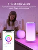 meross Lampada Smart da Comodino a LED, abat jour da comodino Portatile Compatibile con HomeKit, Alexa, Google e SmartThings, Luce Notturna LED Dimmerabile, per Camera da Letto, Soggiorno - 7