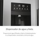 Haier SBS 90 Series 5 HSR5918DIMP Frigorífico Side by Side, con Dispensador de Agua y Hielo, Apertura puertas 90º, Motor Inverter, Total No Frost, An 90cm, Capacidad XXL 511L, Iluminación LED, Inox - 6