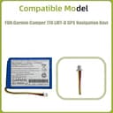 ERYNK 361-00056-08 Ersatz Akku kompatibel mit Ga-rm-in DriveSmart 5, DriveSmart 55, DriveSmart 61, DriveSmart 65 and DriveSmart 71 GPS Navigator Ersatzbatterie with Werkzeugsatz - 4