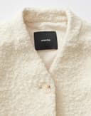 someday Damen Jacke | NISABEL Regular verkürzter Blouson aus Bouclé Soft Cream, 36 - 9