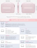 HYZUO 15-16 Pulgadas Funda Rígida para Portátil de para MacBook Pro 16 M4/M3/M2/M1 2025-2019, MacBook Air 15 M3/M2/M1 2025-2023, DELL XPS 16, 15" Surface Laptop, Razer Blade 15, Rosa Pálido - 2