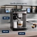 De’Longhi Magnifica Evo Next – Perfetto Macchina da Caffè Automatica, LatteCrema Montalatte Automatico, 13 Bevande in un Solo Tocco, Display Touch a Colori, Titanio e Nero (ECAM312.80.TB) - 9