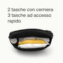 Bugaboo Organizer Multitasche Passeggino, Compatto e con Tasche Facili da Raggiungere, Accessorio Indispensabile per gli Oggetti Essenziali del Tuo Bambino, in Midnight Black - 4