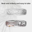 DGAZ Organizador Bolsos de Seda, Organizador Bolsa Interior Ligera para Gucci Marmont 16/22/26/31, Inserto de Bolsa para Bolso (Mushroom, Marmont 16) - 3