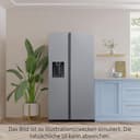 Samsung RS90F67BEFEF Side-by-Side Kühl-Gefrierkombination, AI Kühlschrank mit Gefrierfach, 178 cm, 614 l, Eis-/Wasserspender mit Tank, Family Hub, AI Energy Mode & Voice Control, Black Steel - 13