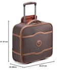 Delsey Gepäck Paris Chatelet Air 2.0 Softside mit 2 Rollen, unter dem Sitz verstaubar, Braun, Carry-on 16 Inch - 10