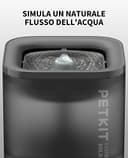 PETKIT CYBERTAIL Fontanella per Gatti, Pompa dell'Acqua Senza Fili,25dB Silenziosa,Fontanella per Cani,3.0 Aggiornare l'elemento Filtrante,1.8 L(Non Base Wireless) - 5