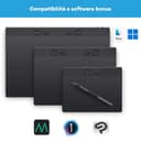 Wacom Intuos Pro Medium – tavoletta grafica compatta e leggera, tablet con penna con Wacom Pro Pen 3, ideale per illustratori, designer ed editor che cercano precisione e performance professionali - 6