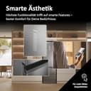 Haier HTW5620DNMG Frigorifero combinato 3D 60 Serie 5, Libera installazione, 3 porte, No Frost, Luce Led, Inox, L x P x A (mm) 595x667x2050, Classe D - 9