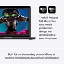 Apple 2024 MacBook Pro Laptop with M4 Pro chip with 14-core CPU and 20-core GPU: Built for Apple Intelligence, 16.2-inch Liquid Retina XDR Display, 48GB Unified Memory; 512GB SSD Storage; Space Black - 4