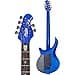 Sterling by Music Man Guitarra eléctrica de cuerpo sólido de 6 cuerdas, derecha, zafiro siberiano (MAJ100-SSP) - 3