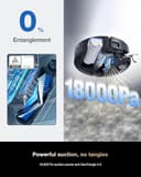 ECOVACS DEEBOT X8 PRO OMNI Robot Vacuum Cleaner with Mop, Self-Empty, 75°C Hot Water Mop Washing & 63°C Hot Air Drying, 18000Pa, AIVI 3D 3.0 AI, YIKO-GPT, for Pet Hair - 4