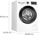 Bosch - Lavadora, Libre Instalación, Serie 6, 10 kg, Programa Rápido, Silenciosa, blanco, WGG256Z1ES - 2