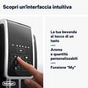 De'Longhi Perfetto Dinamica ECAM350.55.B, Macchina da Caffè Automatica, Chicchi macinati al momento, Caraffa Montalatte Automatica per Cappuccino, 4 Bevande One Touch, Spegnimento Programmabile, Nero - 7